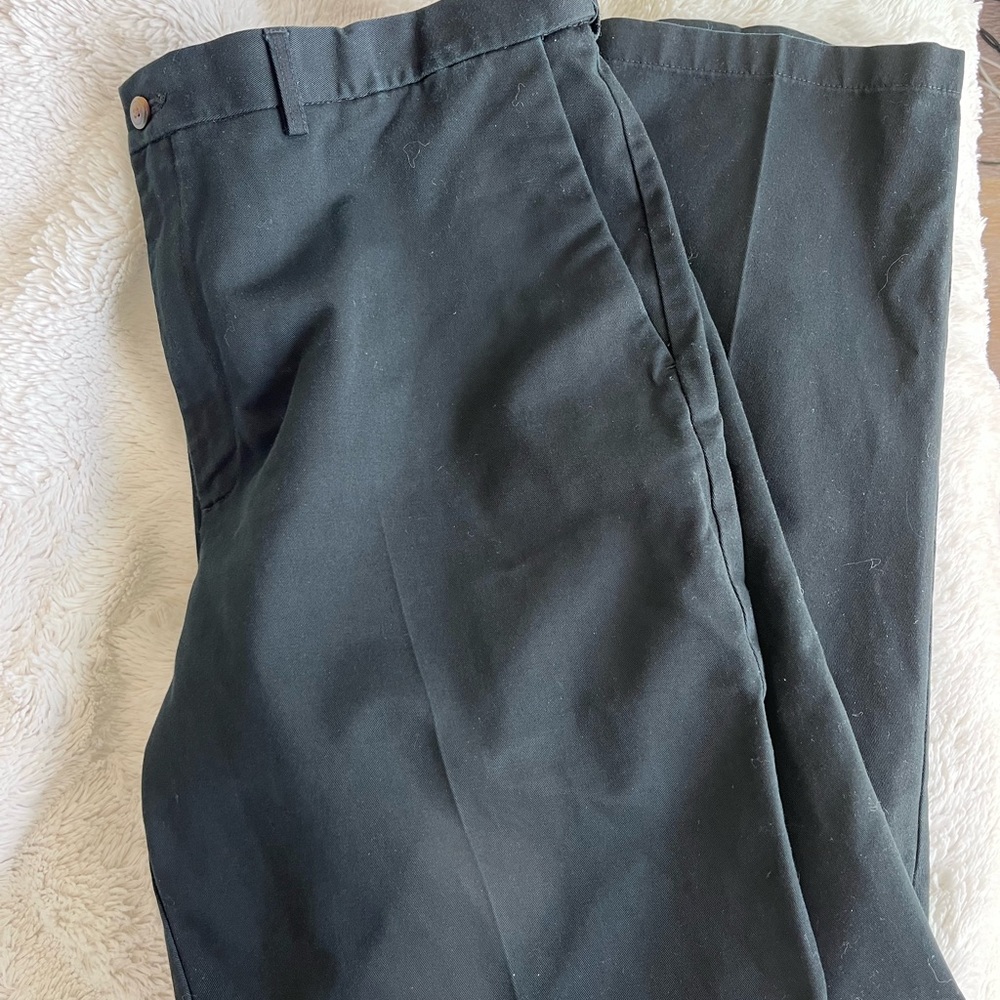 Black Mens Trousers - Haggar size 42x32